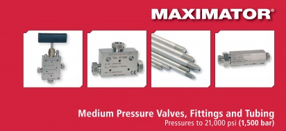 Maximator-Medium Pressure Valves, Fittings and Tubing-1