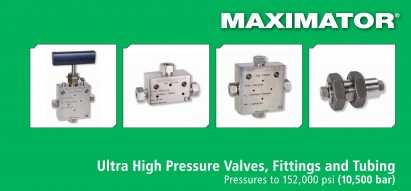 Ultra High Pressure Valves, Fittings and Tubing